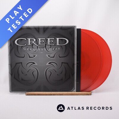 Creed Greatest Hits Red Etched Insert 2 x LP Vinyl Record - EX/EX