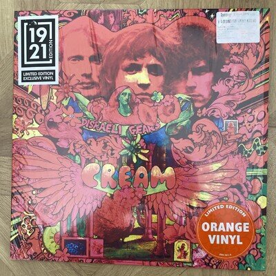 ORANGE VINYL Cream Disraeli Gears UK 🇬🇧 Limited Edition Reaction NM/NM