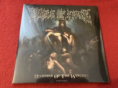 CRADLE OF FILTH HAMMER OF THE WITCHES NR MINT SEALED 2015 VINYL PICTURE DISC