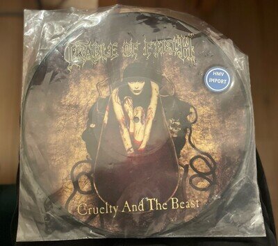 Cradle Of Filth Cruelty And The Beast Vinyl Picture Disc VERY RARE LP