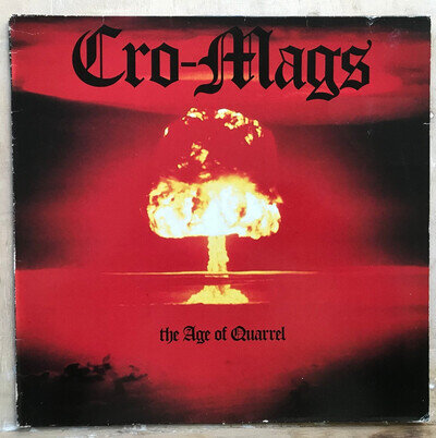 Cro-Mags – The Age Of Quarrel 1986 GWR SLEEVE / Inner Only