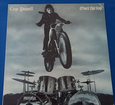 Cozy Powell Over the top (1979) 1982 Fame re-issue vinyl LP record FA3056 VG+