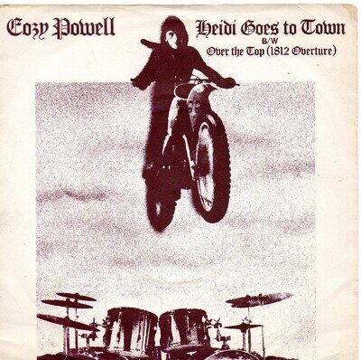 COZY POWELL HEIDI GOES TO TOWN /OVER THE TOP PT 2 UK ARIOLA CLEAR VINYL