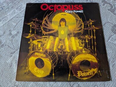 Cozy Powell - Octopuss LP vinyl UK First Pressing POLD 5093 Promo