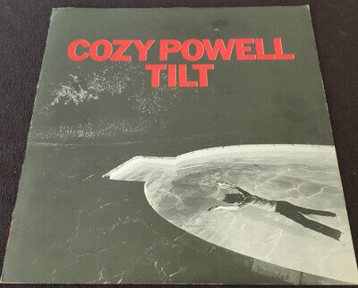 COZY POWELL - TILT 1981 UK PROMO TEST PRESSING - 2 COPIES OF VINYL POLYDOR