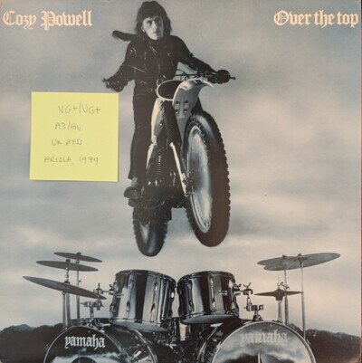 Cozy Powell Over The Top Vinyl Record VG+/VG+ ARL5038 1979