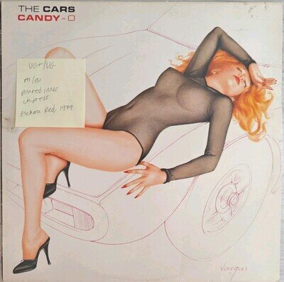 The Cars Candy-O Vinyl Record VG+/VG K52148 1979