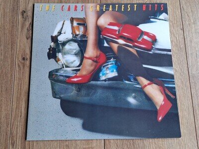 THE CARS - GREATEST HITS LP 1985 INSERT JAPAN ELEKTRA EX+