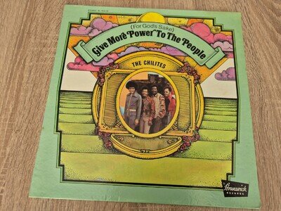 THE CHI-LITES " GIVE MORE POWER TO THE PEOPLE" 12" VINYL RECORD