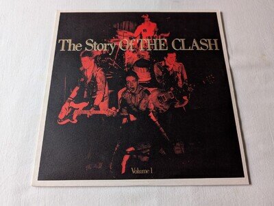 THE CLASH - THE STORY OF THE CLASH (UK 1988 RELEASE - 2LP - INNER SLEEVES - VG+)