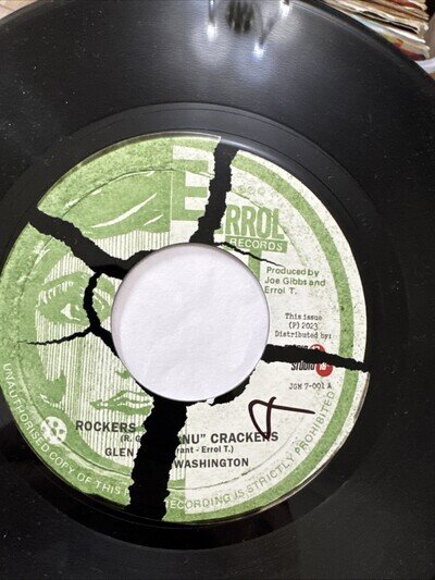 Glen Washington - Rockers “Abu” Crackers Vinyl 7” Single