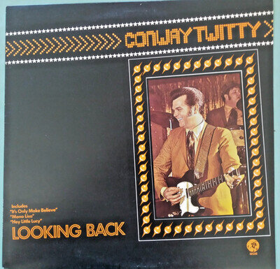 CONWAY TWITTY - 'LOOKING BACK' 1975 MGM LP EX/EX