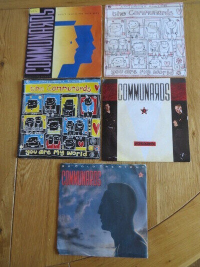 THE COMMUNARDS / JIMMY SOMMERVILLE ~ 5 x PICTURE SLEEVE 45'sd BUNDLE - 1980s