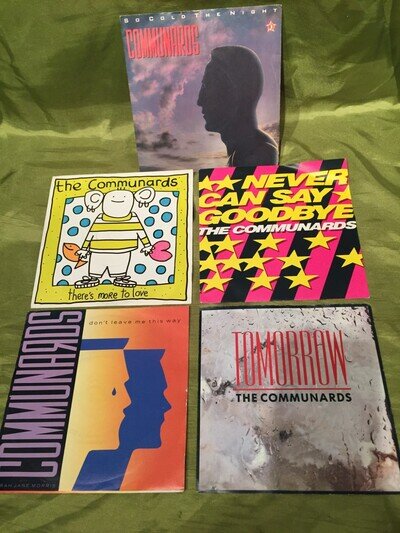 5 x COMMUNARDS 7" SINGLES 1986-1988 ALL EXCELLENT/MINT