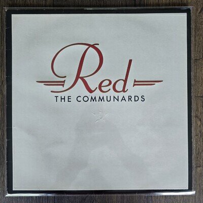 THE COMMUNARDS - RED..VINYL LP EX 1987 A1 B1 EMBOSSED SLEEVE LONLP39 VG+/VG+