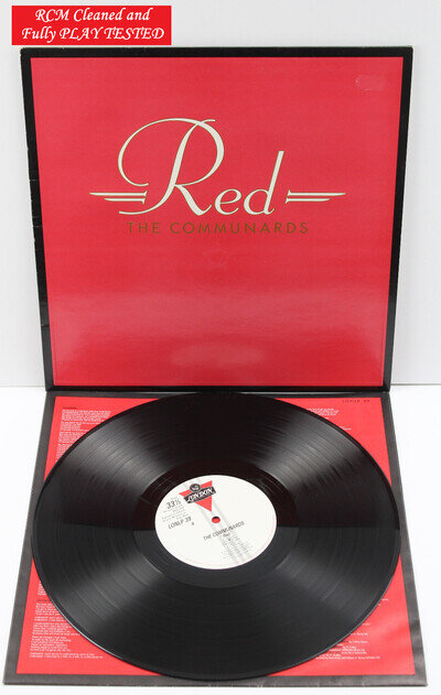 THE COMMUNARDS Red LP vinyl album Embossed Cover +inner ORIG UK 1987