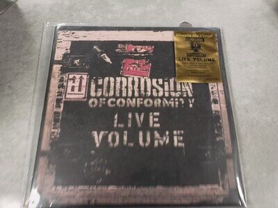 Corrosion Of Conformity Live Volume Silver Coloured Vinyl Record Heavy Metal