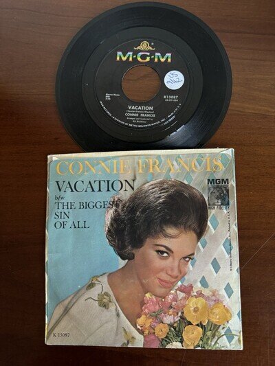 CONNIE FRANCIS VACATION