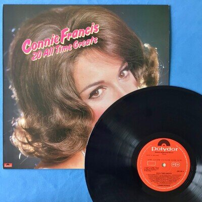 Connie Francis ~ 20 All Time Greats (Polydor 2391 290) 1977 Near Mint Vinyl