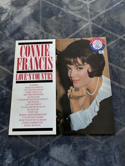 Connie Francis Love 'N' Country Vinyl Album