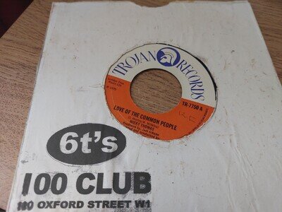 NICKY THOMAS- LOVE OF THE COMMON PEOPLE VINYL 7" 45RPM p