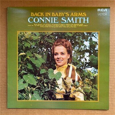CONNIE SMITH BACK IN BABY'S HEART LP 1972 - nice copy with only light signs of u