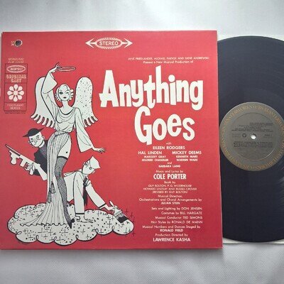 CBS LP FLM 13100: Cole Porter - Anything Goes (original cast)