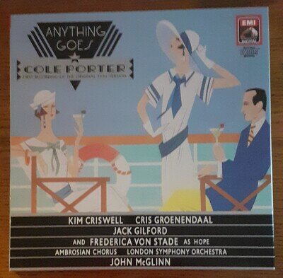 Cole Porter, Anything Goes, John McGlinn, EMI, 1 LP, Used