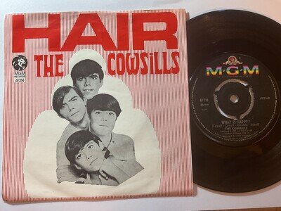 THE COWSILLS Hair Ex 1969 Norway MGM 61214 Pop P/S 7"