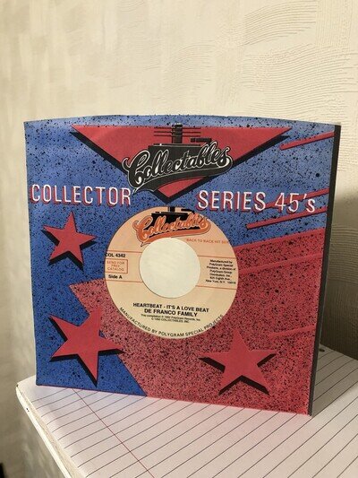 De Franco Family - Heartbeat/The Cowsills - Hair - 7” Vinyl Record - US - 1992