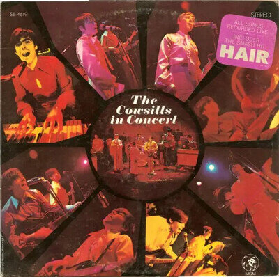 The Cowsills In Concert NEAR MINT MGM Records Vinyl LP 1969