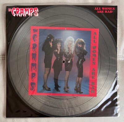 The Cramps - All Women Are Bad 12" Pic Disc 12ENVPD 19 EX / EX