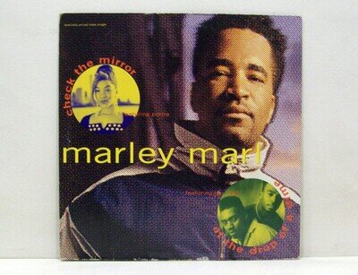 MARLEY MARL at the drop of a dime 12" COLD CHILLIN' golden-era hip-hop USA PRESS