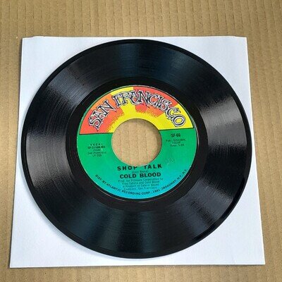COLD BLOOD Shop Talk / Understanding FUNK Jazz Breaks 7" San Francisco 1971 HEAR