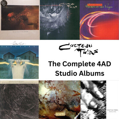 Cocteau Twins The Complete 4AD Studio Vinyl LP Collection Bundle 7 LP's