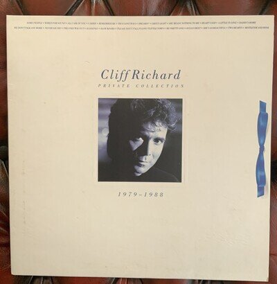Cliff Richard Private Collection 1979-1988 12" Double LP Album Ex Vinyl Gatefold