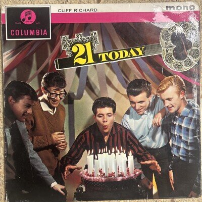 CLIFF RICHARD AND THE SHADOWS ORIG 1961 UK LP 21 TODAY LP