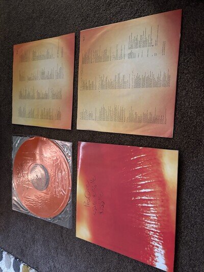The Cure Kiss Me Kiss Me Kiss Me with extra Limited Orange Vinyl 12” 1987 LP.