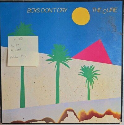 The Cure Boys Don't Cry Vinyl Record VG/VG SPELP26 1979