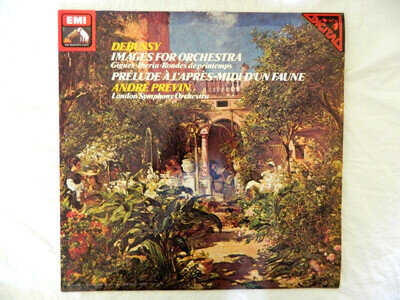 DEBUSSY IMAGES FOR ORCHESTRA LSO PREVIN HMV ASD 3804