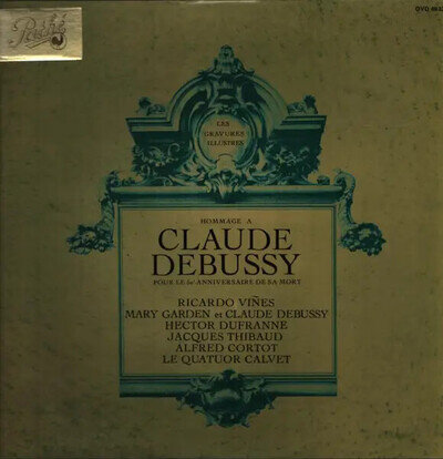 Claude Debussy A hommage a Claude Debussy NEAR MINT Pathé Vinyl LP 33 RPM