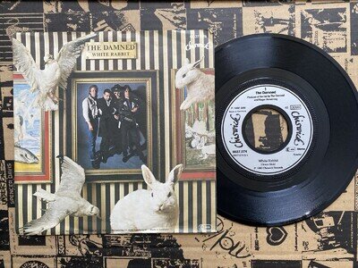 The Damned - White Rabbit / Rabid Over You 7" - 1980 Chiswick German Pressing