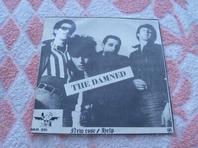 THE DAMNED - NEW ROSE / HELP SKY DOG RECORDS DAM 001 1977 FRANCE