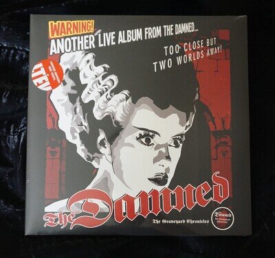 The Damned - Another Live Album From The Damned - Red Vinyl Double LP, Sealed