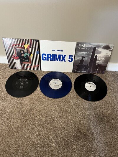 The Damned Lively Arts/ Anything/ The Shadow Of Love 3 10” Singles