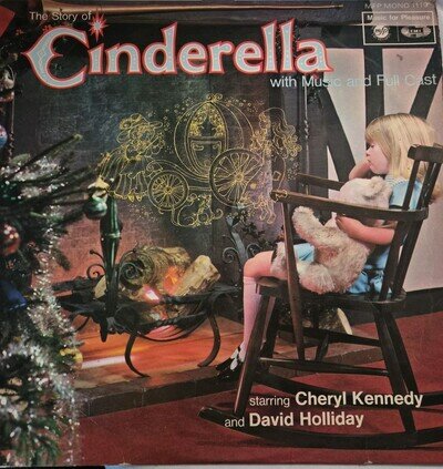 The Story Of Cinderella With Music & Full Cast Vinyl Album Great Condition