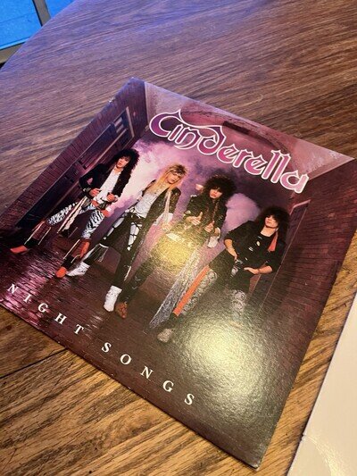 Cinderella - Night Songs - 1986 UK Vinyl