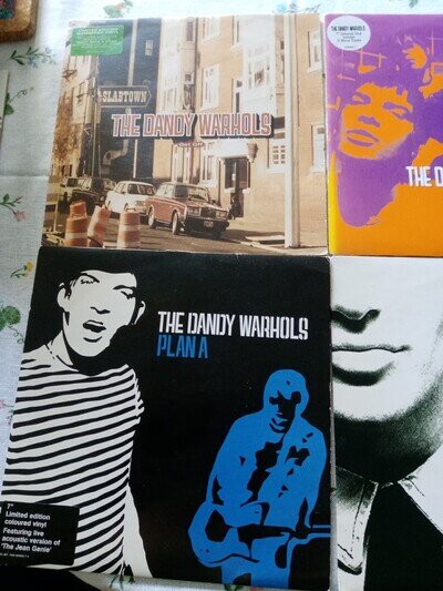 The Dandy Warhols 7” Vinyl Job Lot. Get off, Plan A, You were the last high,