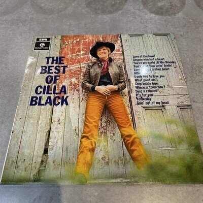 Cilla Black - The Best Of Cilla (1968) Vinyl LP UK Stereo Parlophone EMI PCS7065