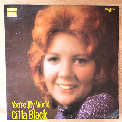 CILLA BLACK - YOU'RE MY WORLD - VINYL LP RECORD - 1970 - SRS 5044
